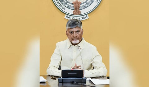 CM Nara Chandrababu Naidu.
