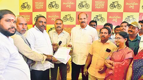 Andhra Pradesh Minister Kolusu Parthasarathi distributes Rs 31 lakh CMRF aid to 49 underprivileged families 