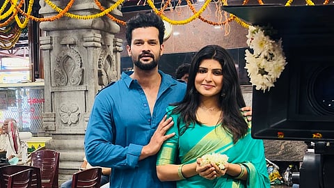 Suraj (L) and Sharanya Shetty (R)