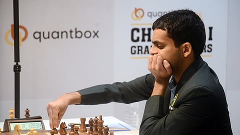 Meanwhile, Indian GM Nihal Sarin grabbed a share of the lead after a thrilling victory over overnight leader Parham Maghsoodloo of Iran.