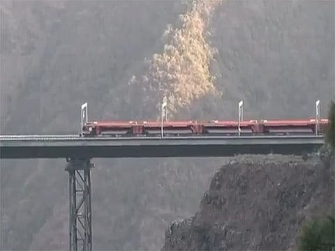 J-K: First Freight train reaches Anantnag, marking historic start of USBRL's Banihal-Katra section