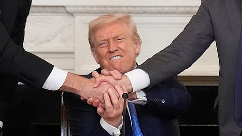 Trump once again claims he 'settled' India-Pakistan tensions, repeats 'planes downed' remark