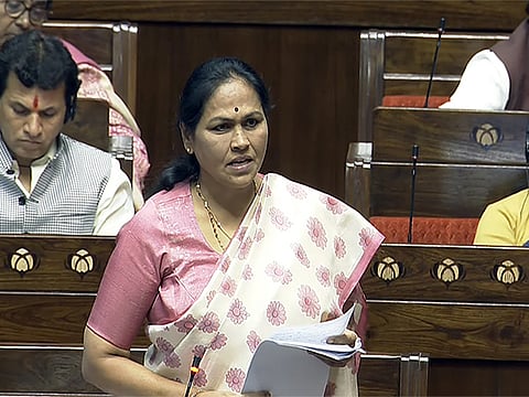 She said in the Lok Sabha that West Bengal ranks third in the country in the number of unorganised workers.  