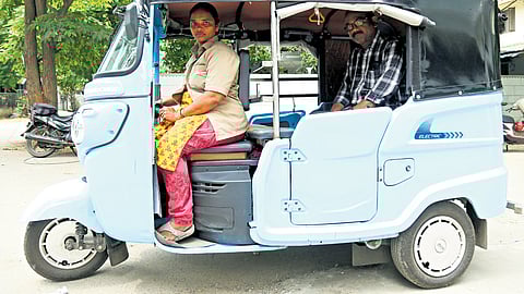 Vizag auto woman drives a change