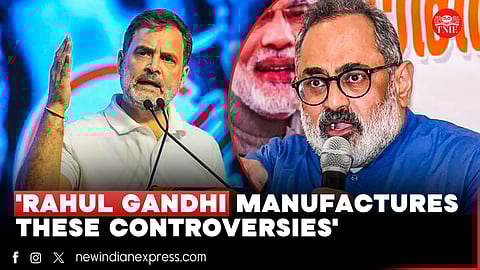 'Congress is a very disgruntled party' Kerala BJP chief Rajeev Chandrasekhar on EC controversy