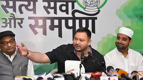 Bihar DyCM Vijay Kumar Sinha has two EPIC cards: Tejashwi Yadav