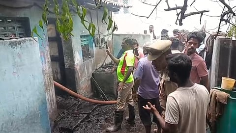 Blast in the illegal firecracker manufacturing in the house at Vijayakarisalkulam village in Virudhunagar district.