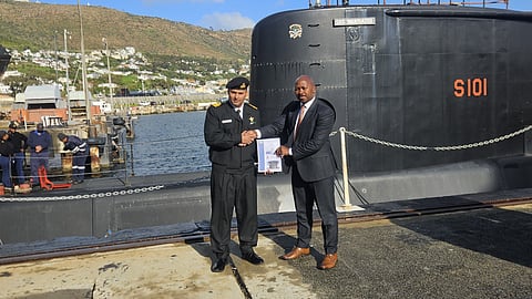 The Indian Navy successfully undertook the Rescue Seat Certification of the South African Navy Submarine SAS Manthatisi, a first for any Friendly Foreign Navy.