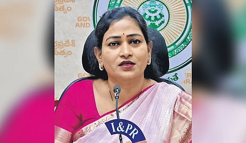 No government role in shifting ZPTC polling stations: Home Minister Vangalapudi Anitha 