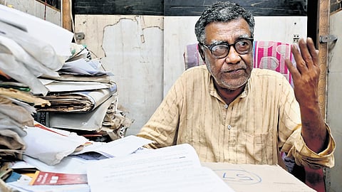 Writer Aziz-ur-Rehman speaks from his shop in Delhi.