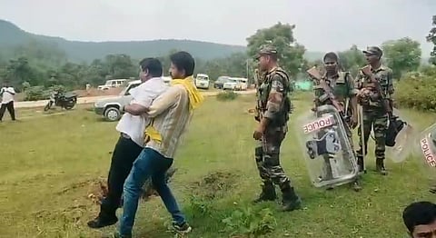 Enraged protesters held officials and police personnel hostage and attacked them. They also vandalised around 15 government and police vehicles.