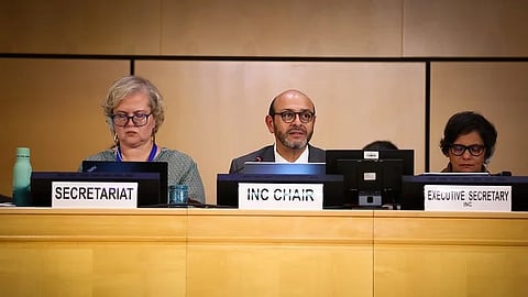 Civil society leaders accused the chair of delivering a treaty tailored to petrochemical industry demands. 