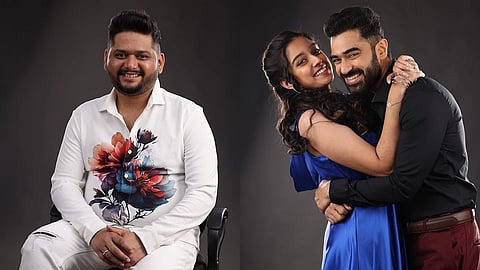 Ajaneesh Loknath (L), Just Married Cast