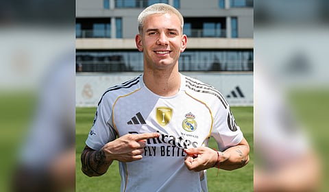 The 18-year-old Mastantuono signed a six-year deal with Real Madrid.