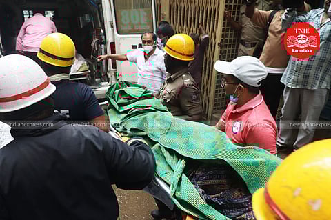 A senior fire officer said the blaze quickly engulfed the building, which was packed with highly flammable plastic materials and kitchenware. 