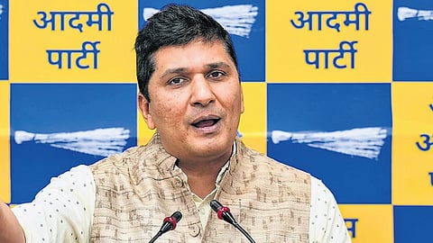 AAP Delhi convener Saurabh Bharadwaj