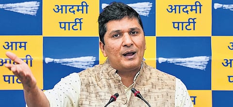 AAP Delhi convener Saurabh Bharadwaj