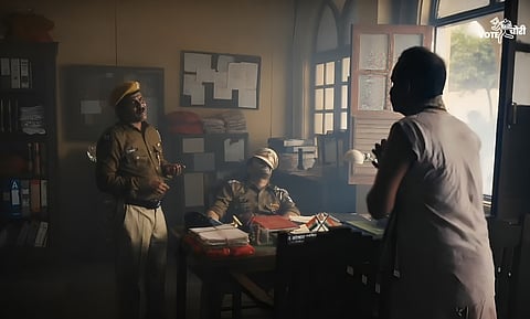 In the video, a man is seen pleading in the police station that his "vote has been stolen" and tells the officials there that "lakhs of votes are being stolen", leaving the police personnel wondering if their vote has also been "stolen".