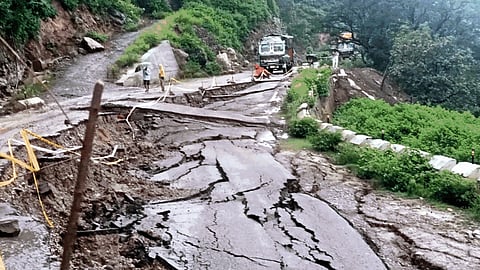 Cloudburst, in Kathua on Sunday, Aug. 17, 2025.