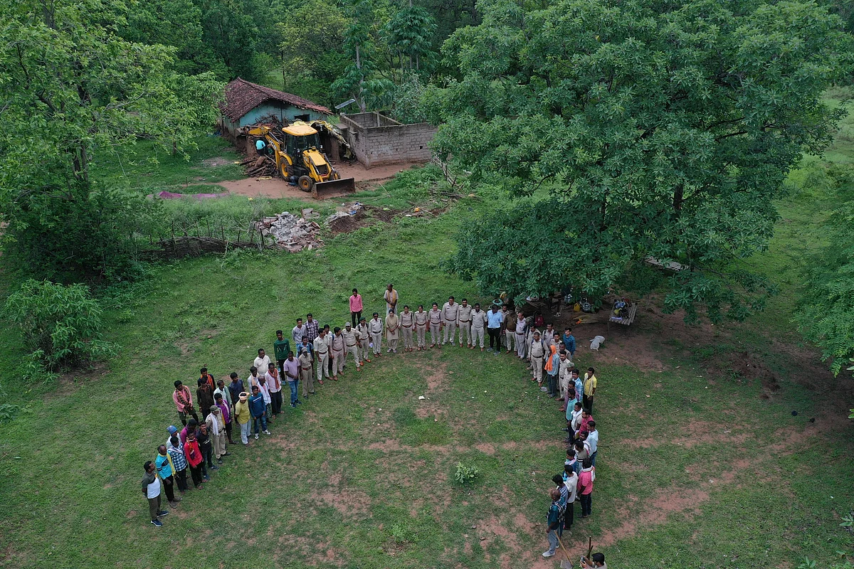 Chhattisgarh uses satellite technology, force to reclaim 1,800 acres of encroached forest in tiger reserve