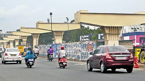 An official note said the flyover’s design has been tailored for an “extremely sensitive urban context” with adherence to conditions imposed by CMRL as its metro tunnels are running underground at a depth of 11 to 14 metres. 