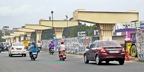 The Teynampet-Saidapet elevated corridor, which has emerged as the state’s most expensive flyover construction till date.