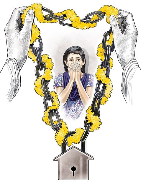 Due to Aadhaar seeding details in the portal, health department staff found that the girl is 16, but her Aadhaar card shows her age as 21 years. 