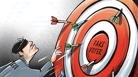 A view of the Supreme Court of India building in New Delhi.