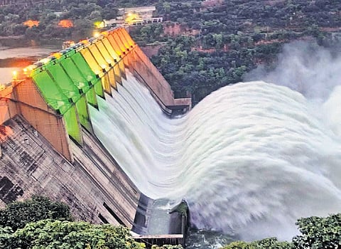 As part of precautionary measures, water is being released downstream from reservoirs, though flood levels in the Godavari, Krishna and Tungabhadra Rivers have not yet reached warning marks. 