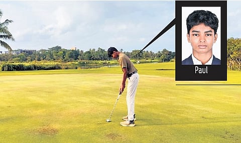Paul J Ponmattam, one of the two Keralites playing in the Minigolf World Championships which began in Germany on Tuesday