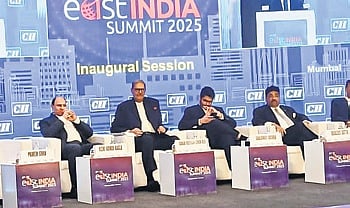 Deputy chief minister KV Singh Deo at the CII East India Summit in Mumbai