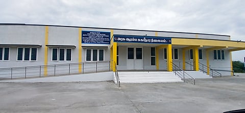 The newly built Primary Health Centre at Sengattupatti remains unopened, while patients continue to depend on the decades-old dilapidated building