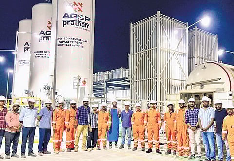 A high-capacity plant set up by Think Gas in Thonnakkal
