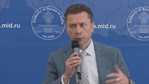 Roman Babushkin, Chargé d'Affaires of the Russian Embassy in India