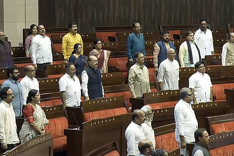 The 268th session of the Rajya Sabha concluded with the national song Vande Mataram.