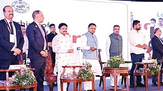 CM Mohan Majhi unveils I-GFTCH in presence of Union min Dharmendra Pradhan and ministers Mukesh Mahaling & Suryabanshi Suraj