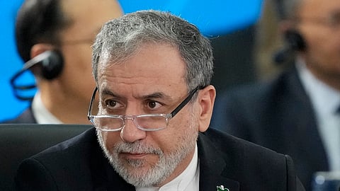 Iran's Foreign Minister Abbas Araghchi attends the 17th annual BRICS summit in Rio de Janeiro, Brazil, July 7, 2025. 