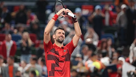 Serbia's Novak Djokovic