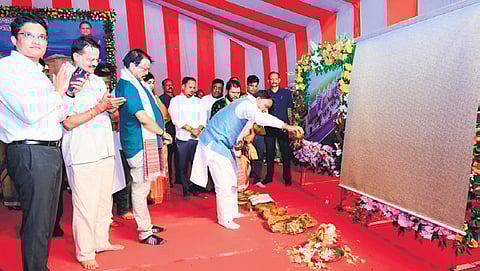 CM Mohan Charan Majhi lays foundation stone for new Cuttack collectorate