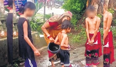 Jharana Mallick of nearby Baliapada village attempted self-immolation along with her three daughters aged 12, eight and five by pouring kerosene on their bodies.