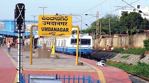 Umdanagar connects travellers across the city to the airport through MMTS, with 22 daily trains operating to and from the station.