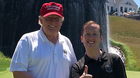 US President Donald Trump and his appointed ambassador to India Sergio Gor 