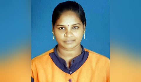 R Varalakshmi, 30 year old woman sanitation worker was electrocuted when she stepped into stagnated water on which a snapped electric cable had fallen. 