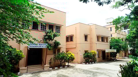 A view of Indian Institute of World Culture