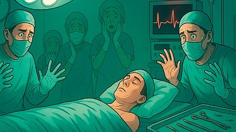 Sources said soon after returning home, Mahesh Madar began experiencing severe abdominal pain.