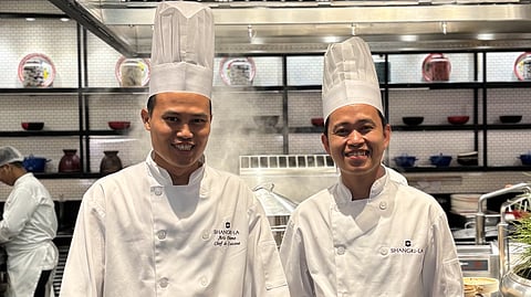 Indonesian chefs Aris Diono and Anwar