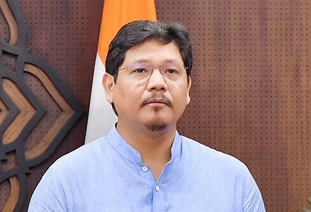 Meghalaya Chief Minister Conrad K Sangma. 