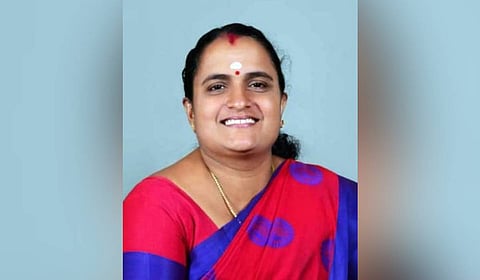 Aryanad panchayat member S Sreeja