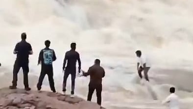 Kundu was swept away by the strong currents, and those at the spot tried to rescue him but only to fail