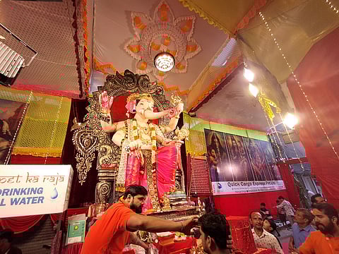 Ganesha idol at Veerappan Street